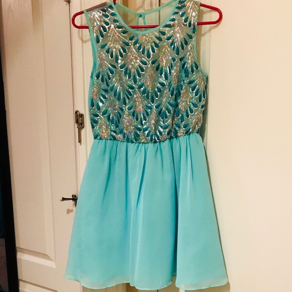 turquoise semi formal dresses